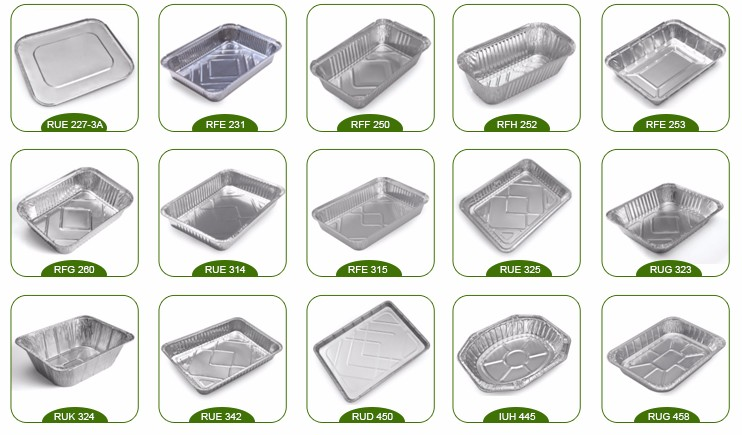 aluminum food container
