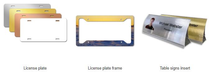 applications of sublimation aluminium sheet