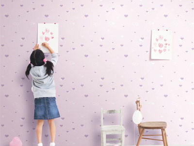 girls room wallpaper