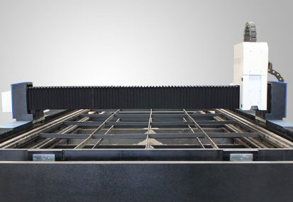 Gantry double drive structure of laser cutting machine